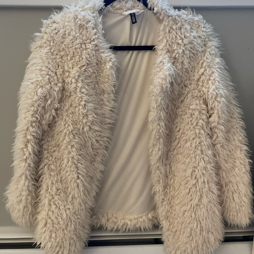 H&M fuzzy jacket
